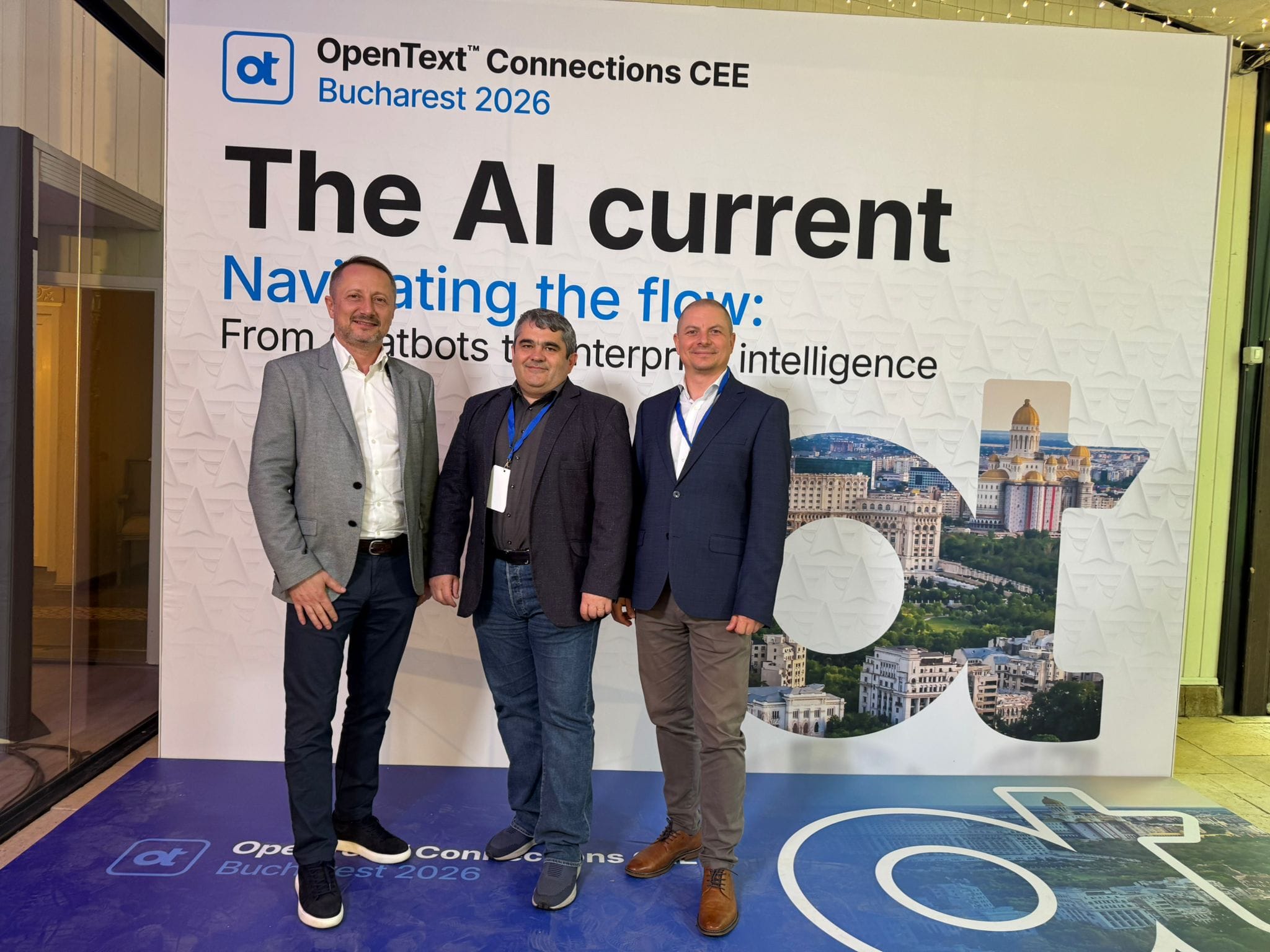 PGI joined OpenText Connections CEE Bucharest 2026 as Partner Sponsor